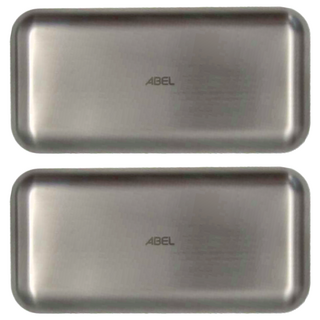 ABEL 力大牌 不鏽鋼桌面收納盤 185 x 90 x 10mm, 單色, 2個
