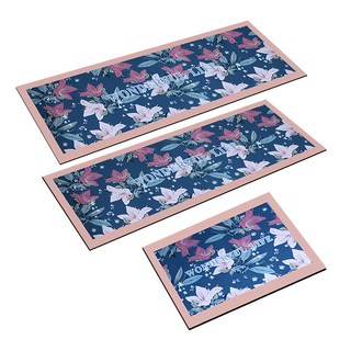 寢室安居 買2送1軟式珪藻土廚房地墊3件組, 春暖花開, 1組