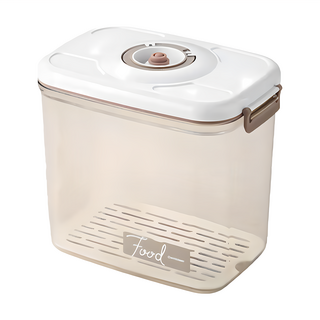 拍平方 B款大容量抽真空保鮮盒, 食品級AS+矽膠材質, 適用溫度-20~90°C, 4.6L, 1個