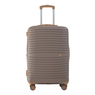 新古典防爆加大登機箱 旅行箱 ABS塑料, 20吋, 棕色