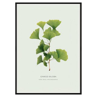 枝繁葉茂 銀杏葉 HOPE PEACE AND ENDURANCE, 黑色