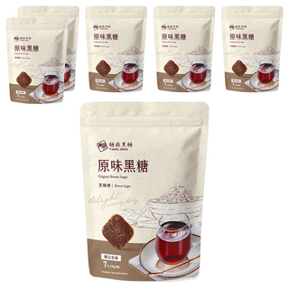糖鼎 黑糖磚 原味黑糖, 30g, 7顆, 6袋