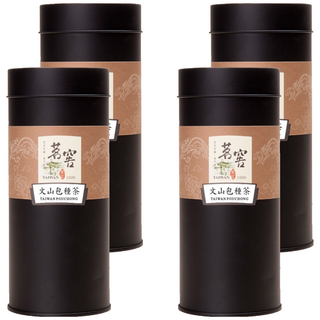 CAOLY TEA 茗窖茶莊 文山包種茶, 淡雅蘭花香，茶香濃厚，茶湯呈現蜜黃色，鮮爽甘醇，罐裝設計, 50g, 1入, 4罐