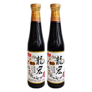 龍宏 漢廚黑豆油, Choice Black Bean Soy Sauce, 420ml, 2瓶