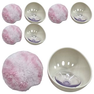 CONDOR 山崎 小海豹洗手台清潔球 附盒, 粉色, 4個