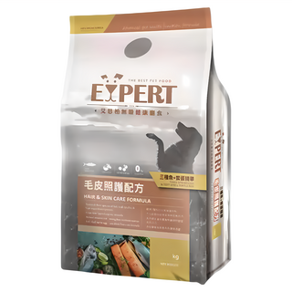 福壽實業 EXPERT 艾思柏 無穀犬食 毛皮照護, 三種魚 + 鱉蛋精華, 1.5kg, 1袋