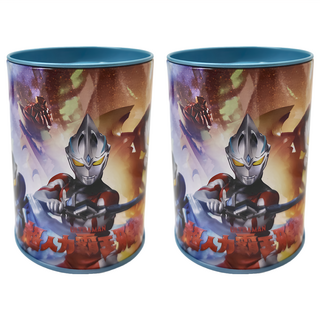 ULTRAMAN 超人力霸王 雅克 筆筒存錢筒, 淺藍色, 2個