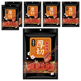 新東陽 厚切豬肉乾, 200g, 6包