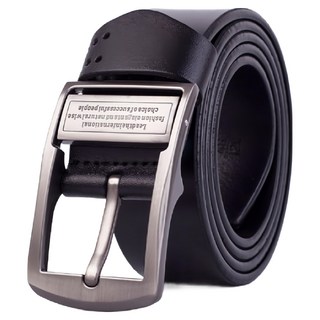 本革職人 美式休閒個性扣頭針扣式真皮皮帶