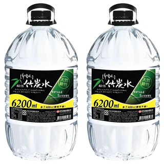 味丹 多喝水 鹼性竹炭水, 6.2L, 2桶