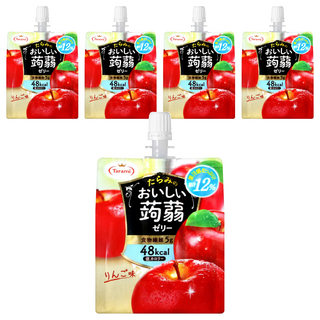 Tarami 達樂美 吸果凍 蘋果口味 12% 果汁 方便攜帶, 150g, 5包