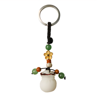 財神小舖 聚財錢袋 菩提鑰匙圈, 招財納福，隨身攜帶保平安, DSTL-1095, 1個