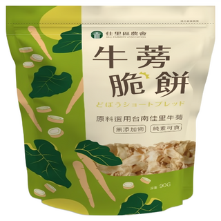 佳里區農會 牛蒡脆餅 海鹽口味, 1個, 80g