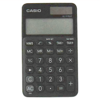 CASIO 卡西歐 計算機, SL-310UC-BK, 1個