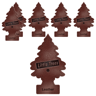 Little Trees 小樹 香片 皮革香 無毒專利香味 持香可長達7週 適用於車內/家庭/辦公室, 7g, 24片