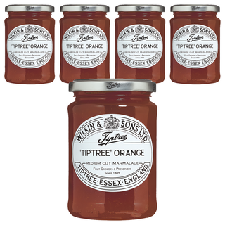 Tiptree 經典中切橙皮果醬 英國百年風味 340g, 5罐