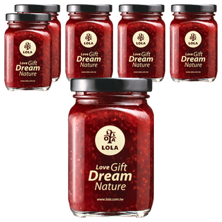 LOLA 蘿拉 手工經典果醬 75%覆盆莓蘋果醬, 240g, 6罐