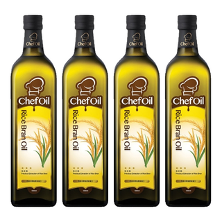 TAISUN 泰山 ChefOil 主廚精選 玄米油，油質穩定，適合高溫烹調, 1L, 4瓶
