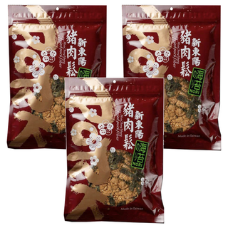 新東陽 海苔豬肉鬆隨手包 嚴選食材製造 鬆脆紮實 香酥味美, 250g, 3包