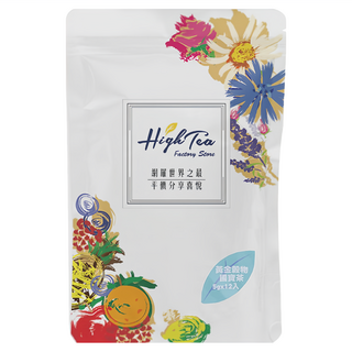 High Tea 黃金穀物國寶茶 添加蕎麥與玄米 無咖啡因 環保立體茶包, 5g, 12包, 1袋