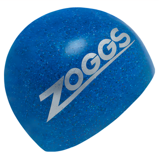 ZOGGS 超彈性環保矽膠泳帽 - Easy Fit Eco Cap, F, 藍色, 1個