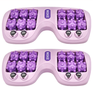 EDISH 貓爪造型顆粒腳底按摩器, PP材質, 磁珠按摩, 結構升級, 收納便捷, 圓角設計, 防撞防踢更安心, 顏色隨機, 2個