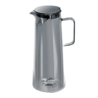 黑色元素 玻璃水壺 壺寬11.5cm 高27.6cm, 單色, 1.8L, 1個