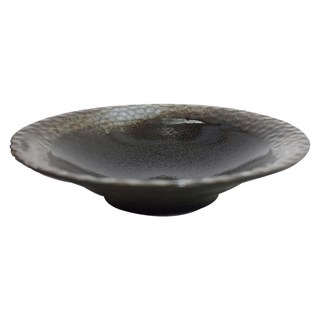 佐和陶瓷 - 黑練釉日系列 日本製陶瓷深皿, 黑色, 1個