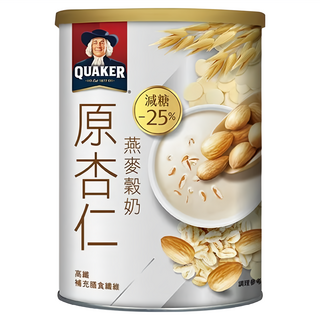 QUAKER 桂格 原杏仁燕麥穀奶, 390g, 1罐