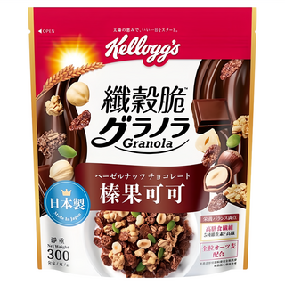 Kellogg's 家樂氏 Granola 纖穀脆 榛果可可, 300g, 1包
