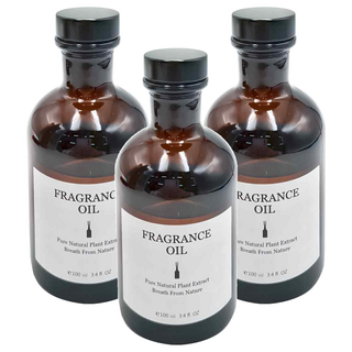 FRAGRANCE 法式精油茶色擴香瓶, 100ml, 純天然植物萃取，自然呼吸, 伯爵茶與小黃瓜, 3瓶