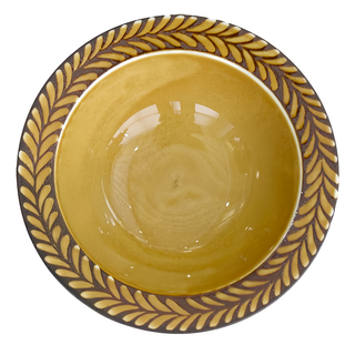 日本製 貽釉花粧6吋湯皿, 17.5x5cm, 350ml, 瓷器, 1個