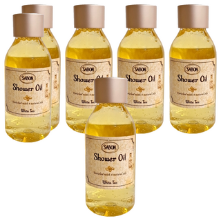 SABON 國際航空版 白茶沐浴油, 100ml, 6件