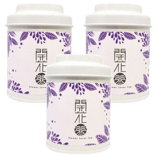 無藏茗茶 工藝花茶 會開花的茶 精緻罐裝設計 優雅時尚 保健花草茶球, 8g, 1罐, 3罐