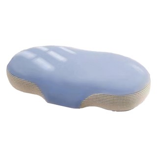 Betrise 好睡眠零壓力抗菌透氣生物基記憶枕 雲朵枕 麵包枕, 藍色, 1個, 65 x 38 x 9 cm