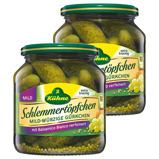 Kuhne 冠利 葡萄醋酸黃瓜, 580ml 530g, 2罐