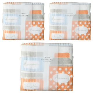 HARADA ORIMONO 原田織物 七重棉紗蚊帳家事布, 30 x 30cm, 3條