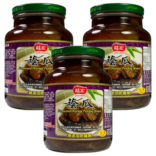 龍宏 蔭瓜 650g 古早味佐餐 無添加防腐劑, 3罐