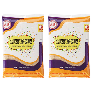 台糖 貳號砂糖, 2kg, 2包