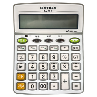 CATIGA TA-820 12位數中文語音計算機, 1個