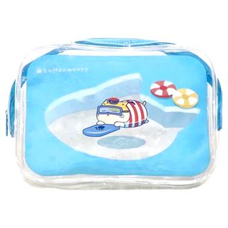 黃阿瑪的後宮生活 後宮運動會透明收納包, 水藍色, 1個