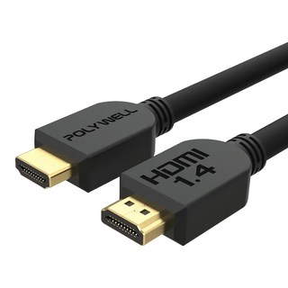 POLYWELL 寶利威爾 HDMI 1.4 傳輸線 公對公 PW15-W60-B030, 3m, 1條