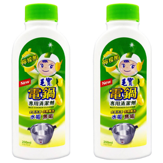 毛寶 電鍋專用清潔劑，輕鬆清潔水垢焦垢, 200ml, 2瓶