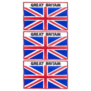 A-ONE 匯旺 英國國旗刺繡布貼 Set 8x5cm 台灣製, 英國