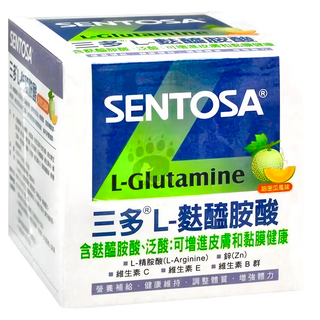 SENTOSA 三多 L-麩醯胺酸 哈密瓜風味，增進皮膚和黏膜健康，補充多種維生素, 15包, 15g, 1盒
