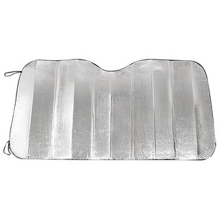 新款奈米銀膠汽車遮陽隔熱板, 140x70cm, 可折疊, 1個