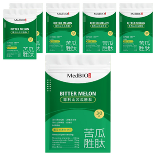 MedBIO 美百優 專利山苦瓜胜肽膠囊 30顆*6包 500mg 調整體質 促進代謝