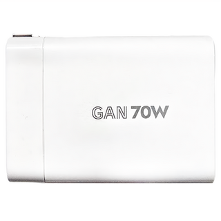 Meet Mind 簡約系列 Simple 70W GaN氮化鎵超快速充電器 3孔 2C1A, 白色, 1個