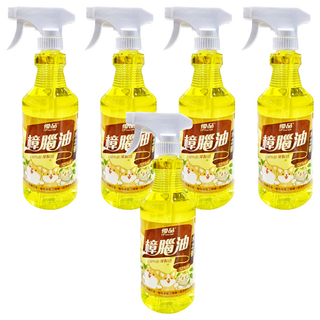 優品 木之薈樟腦油, 525ml 台灣製造, 天然草本, 忌避驅蟲防蚊, 5瓶