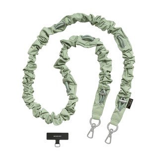 MAGEASY Scrunchie Strap 掛繩 + 掛繩片組, 鼠尾草綠, 1組